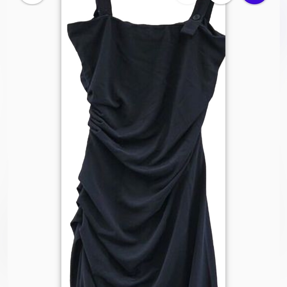 - 🔥NWT Helmut Lang Twisted Strapless Crepe Dress. Size XS